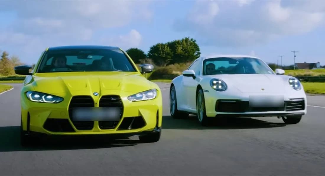 Ice Drifting (BMW & Porsche)